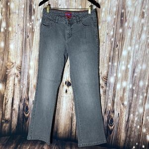 Westport Women Grey Wash Bootcut Jeans 10 Petites